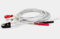 Latiguillos ECG 3 derivaciones tipo pinza 102cm compatible con Creative y otras marcas – Ref. EC040C3A