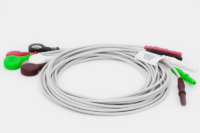 Latiguillos ECG 5 derivaciones tipo broche 102cm compatible con Creative y otras marcas (fabricante MED-LINK) – Ref. SG512DN