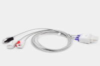 Latiguillos ECG 3 derivaciones tipo pinza 61cm compatible con GE – Ref. EH024C3A