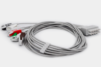 Latiguillos ECG 5 derivaciones tipo pinza 130cm compatible con GE (fabricante REDY-MED) – Ref. MQ5-90P