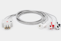 Latiguillos ECG 3 derivaciones tipo pinza 102cm compatible con GE – Ref. SG311DX