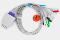 Latiguillos ECG 5 derivaciones tipo pinza 102cm compatible con GE – Ref. SG511DX