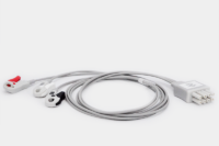 Latiguillos ECG 3 derivaciones tipo pinza 90cm compatible con Nihon Kohden (norma AHA, fabricante REDY-MED) – Ref. NKB3-90P