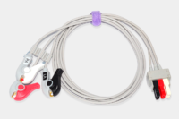 Latiguillos ECG 3 derivaciones tipo pinza AHA/AAMI compatible con GE Datex-Ohmeda – Ref. SG311DX