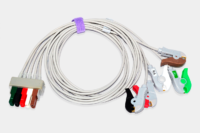 Latiguillos ECG 5 derivaciones tipo pinza AHA/AAMI compatible con GE Datex-Ohmeda – Ref. SG511DX