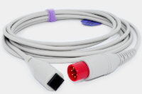 Cable de presión invasiva (IBP) conector 6 pines transductor Abbott compatible con Spacelabs y otras marcas – Ref. PI0015A
