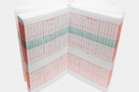 Papel térmico para registro médico 152mm x 90mm x 150 hojas compatible con Edan – Ref. PT6044