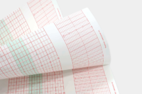 Papel térmico para registro médico 150mm x 90mm x 150 hojas compatible con Advanced y Comen – Ref. PT6122