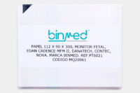 Papel térmico para registro médico 112mm x 90mm x 300 hojas compatible con Contec y Edan – Ref. PT6021