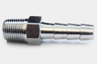 Acople para gases medicinales, 1/8" npt macho x 1/4" manguera universal – Ref. RP40119